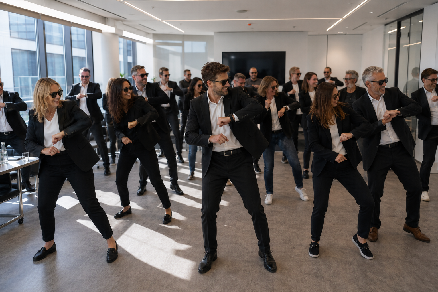 Men in Black Dance Teamevent
